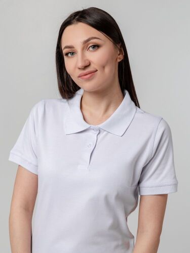 Рубашка поло женская Virma Stretch Lady, белая, размер L 7