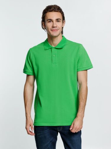 Рубашка поло мужская Virma Premium, зеленое яблоко, размер L 3
