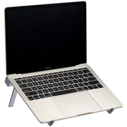 Подставка для ноутбука и планшета Rail Top, серебристая 4