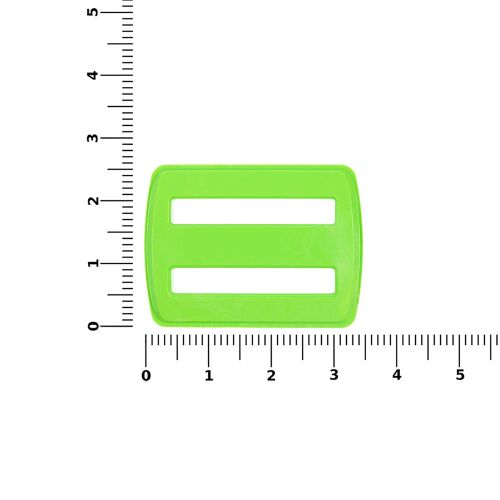 Пряжка — регулятор ремня Fermo, зеленый неон 3