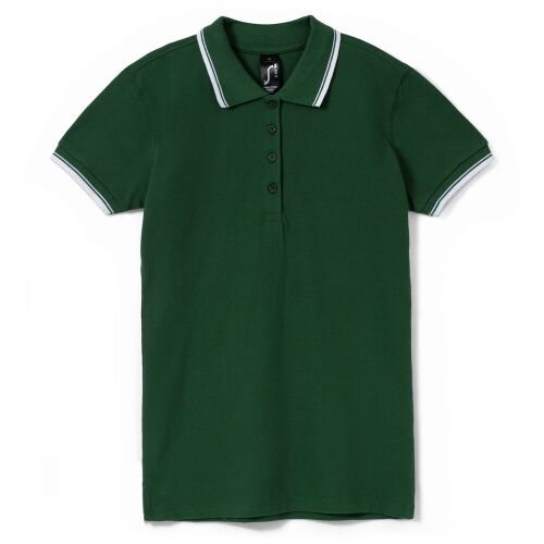  Рубашка поло женская Practice women 270, зеленый/белый, размер  1