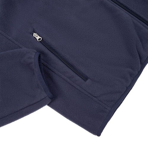 Куртка флисовая унисекс Nesse, темно-синяя, размер XS/S 4
