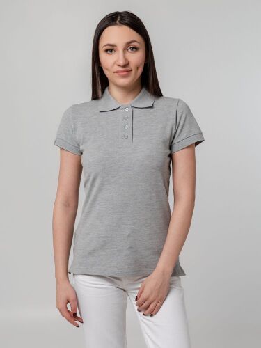 Рубашка поло женская Virma Premium Lady, серый меланж, размер L 2