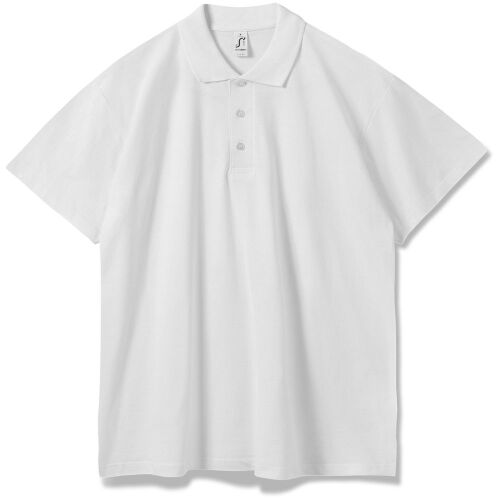 Рубашка поло мужская Summer 170 белая, размер XS 8