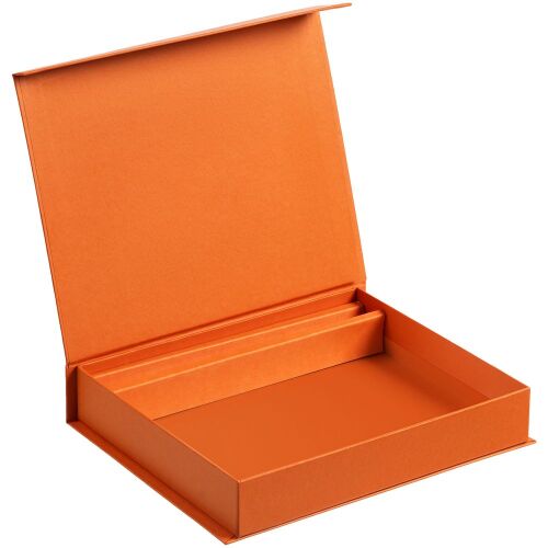 Коробка Duo под ежедневник и ручку, оранжевая 2