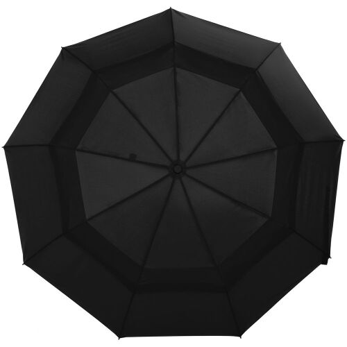 Складной зонт Dome Double с двойным куполом, черный 2