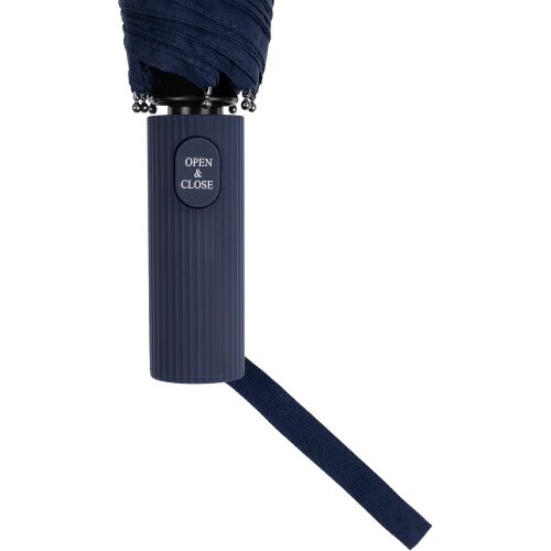 Зонт складной Ribbo, темно-синий 5