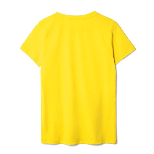 Футболка женская T-bolka Lady желтая, размер M 9
