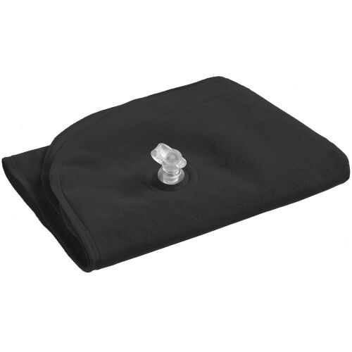 Надувная подушка под шею в чехле Sleep, черная 2