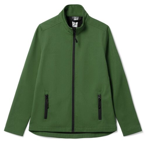 Куртка софтшелл женская Race Women, темно-зеленая, размер XXL 1