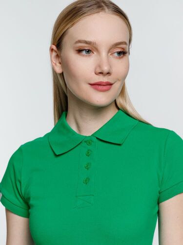 Рубашка поло женская Virma Premium Lady, зеленая, размер S 5