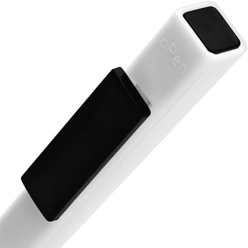 Ручка шариковая Swiper SQ, белая с черным 3