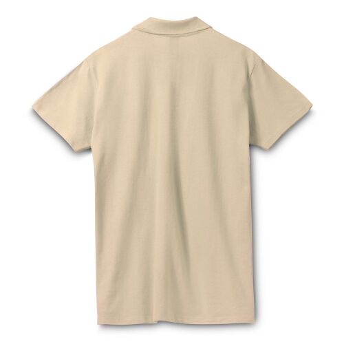 Рубашка поло мужская Spring 210 бежевая, размер S 2