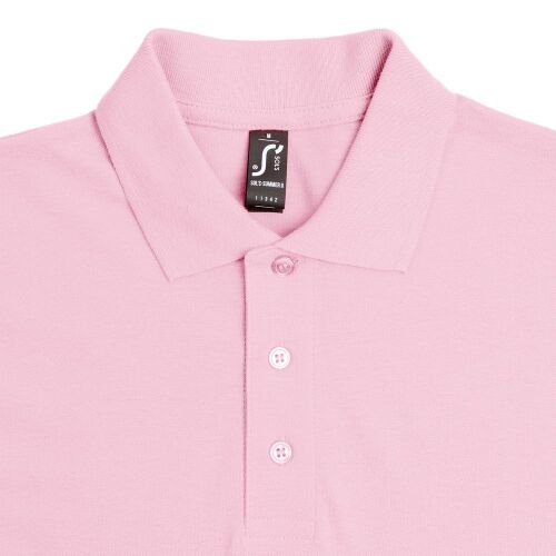 Рубашка поло мужская Summer 170 розовая, размер M 3
