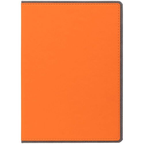 Ежедневник Frame, недатированный, оранжевый с серым 2