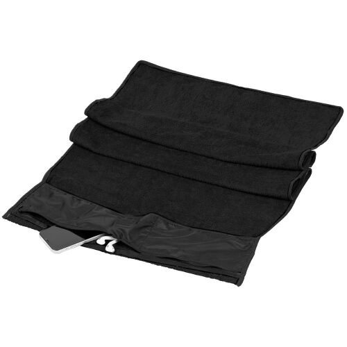 Полотенце для фитнеса Dry On, черное 1
