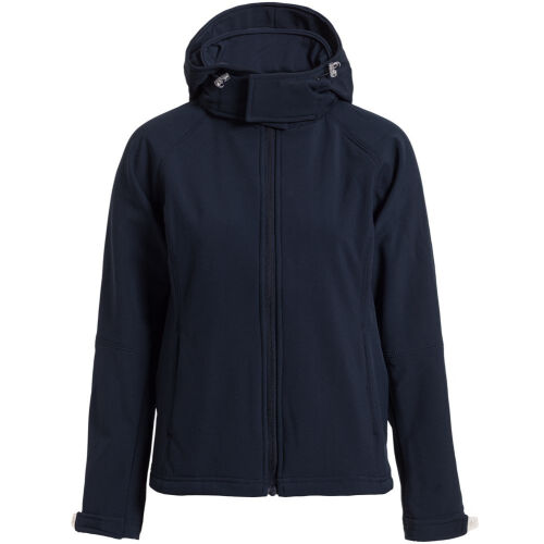 Куртка женская Hooded Softshell темно-синяя, размер XL 8