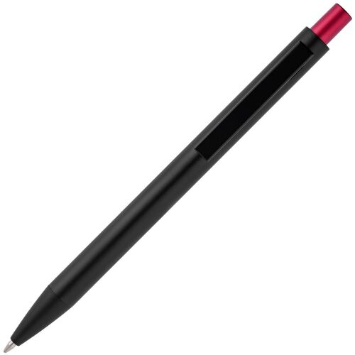 Ручка шариковая Chromatic, черная с красным 3