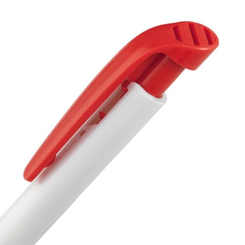 Ручка шариковая Favorite, белая с красным 4