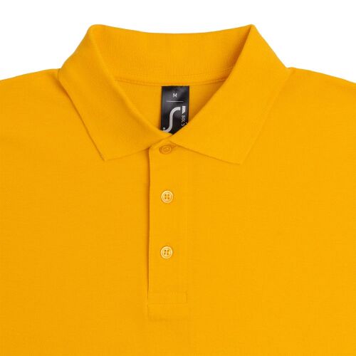 Рубашка поло мужская Summer 170 желтая, размер L 2