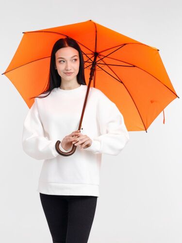 Зонт-трость Standard, оранжевый неон 7