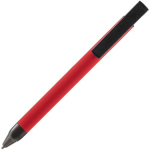 Ручка шариковая Standic с подставкой для телефона, красная 4
