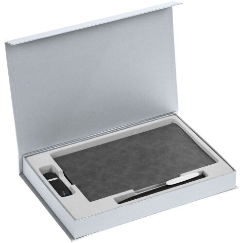 Коробка Silk с ложементом под ежедневник 13x21 см, флешку и ручк 3