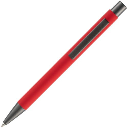 Ручка шариковая Atento Soft Touch, красная 3