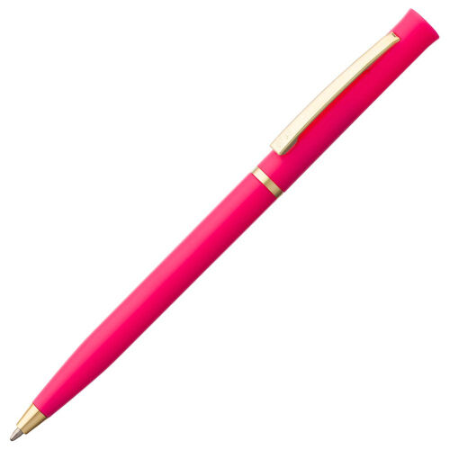 Ручка шариковая Euro Gold, розовая 1