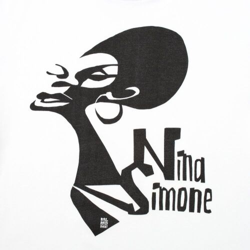 Футболка женская «Меламед. Nina Simone», белая, размер S 3