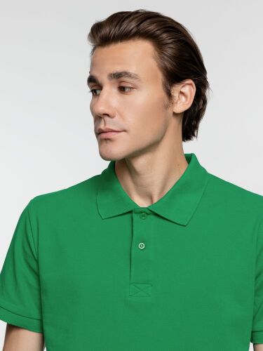 Рубашка поло мужская Virma Premium, зеленая, размер S 5
