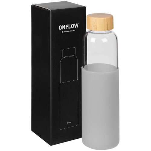 Бутылка для воды Onflow, серая 7