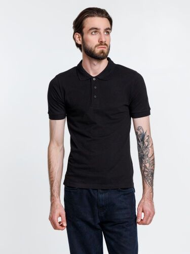 Рубашка поло мужская Adam, черная, размер L 3