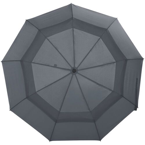 Складной зонт Dome Double с двойным куполом, серый 2