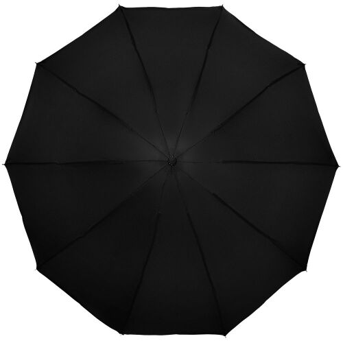 Зонт наоборот складной Stardome, черный с серебристым 2