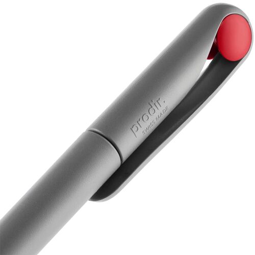 Ручка шариковая Prodir DS1 TMM Dot, серая с красным 6