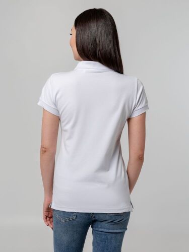 Рубашка поло женская Virma Premium Lady, белая, размер L 6