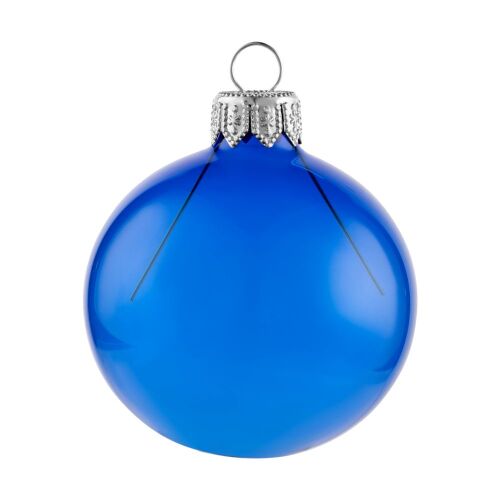 Елочный шар Gala Night в коробке, синий, 6 см 1