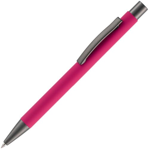 Ручка шариковая Atento Soft Touch, розовая 1