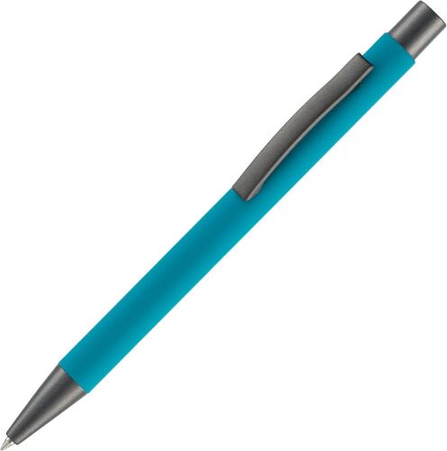 Ручка шариковая Atento Soft Touch, бирюзовая 1