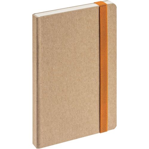 Ежедневник Eco Write Mini, недатированный, с оранжевой резинкой 1