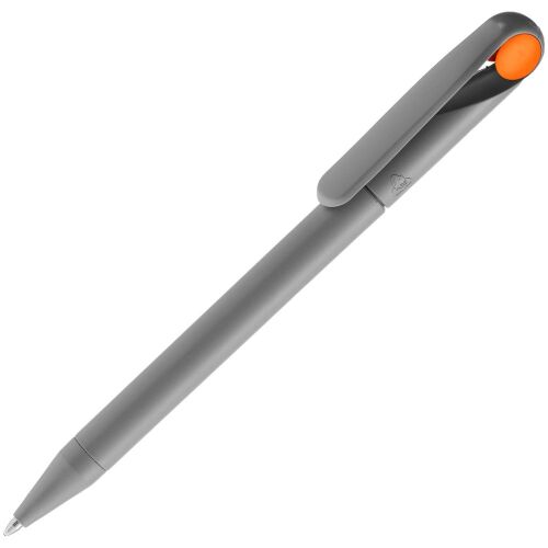 Ручка шариковая Prodir DS1 TMM Dot, серая с оранжевым 1