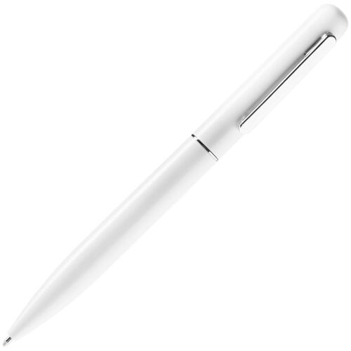 Ручка шариковая Scribo, матовая белая 3