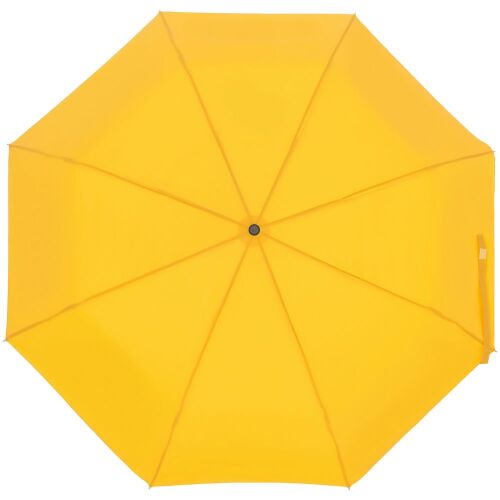 Зонт складной Manifest Color со светоотражающим куполом, желтый 1