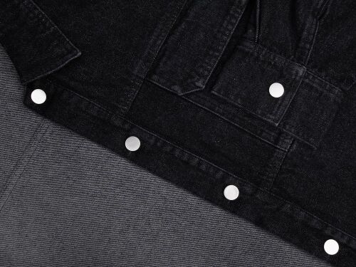 Куртка джинсовая O2, черная, размер M/L 3