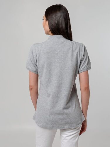 Рубашка поло женская Virma Stretch Lady, серый меланж, размер S 6