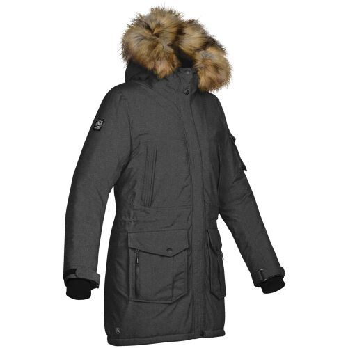 Куртка парка женская Explorer серый меланж, размер XS 17