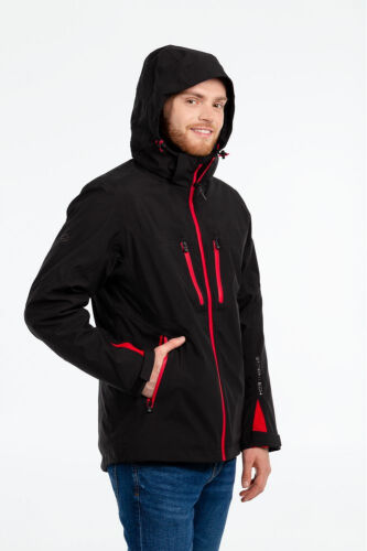 Куртка-трансформер мужская Matrix черная с красным, размер M 5