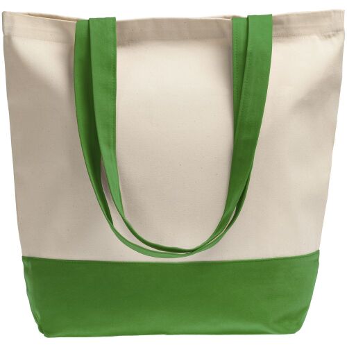Холщовая сумка Shopaholic, ярко-зеленая 1