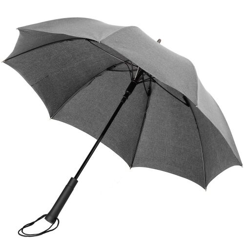 Зонт-трость rainVestment, светло-серый меланж 2